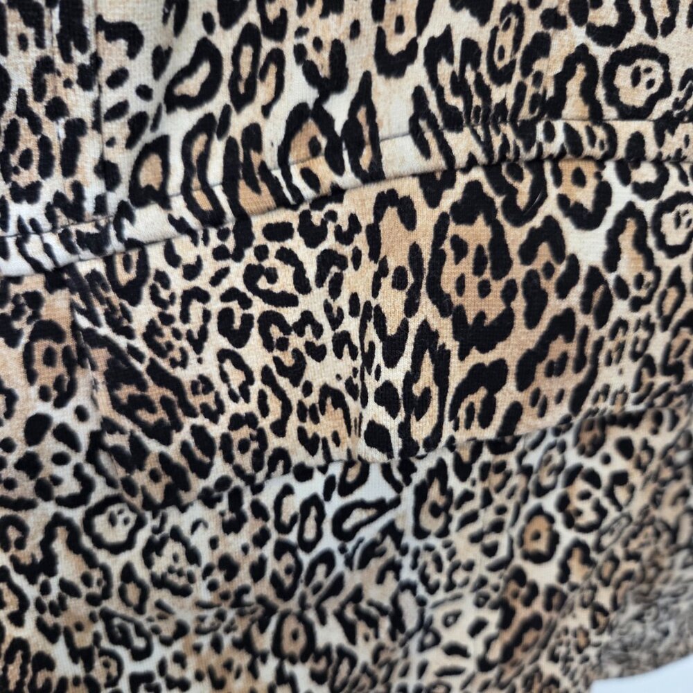 Chico's Leopard Print Blazer Size 2 / L / 14 - NWOT - Picture 3 of 8